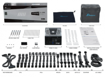 Preview: Seasonic Prime TX 1300 ATX 3.0 Netzteil - 1.300 Watt